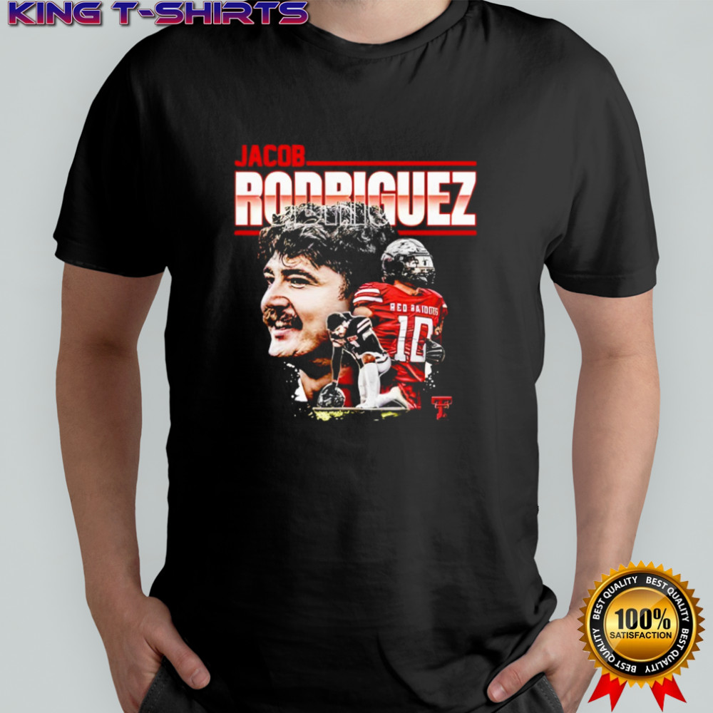 Jacob Rodriguez Texas Tech Red Raiders Football Player Shirt