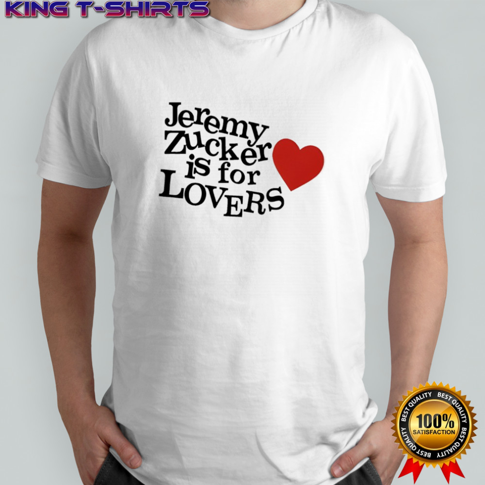 Jeremy Zucker Jersey Is For Lovers Shirt