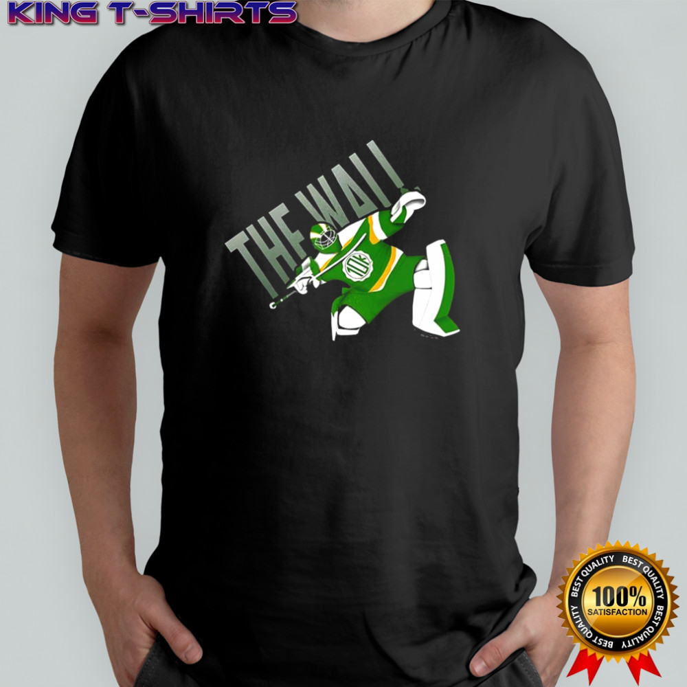 Jesper Wallstedt Minnesota Wild goalie The wall shirt
