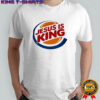 Jesus Is King x Burger King logo shirt