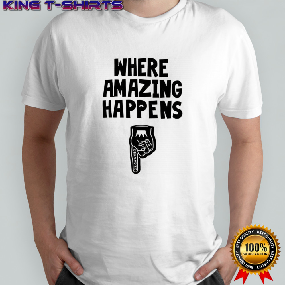 Kevin Durant where amazing happens shirt