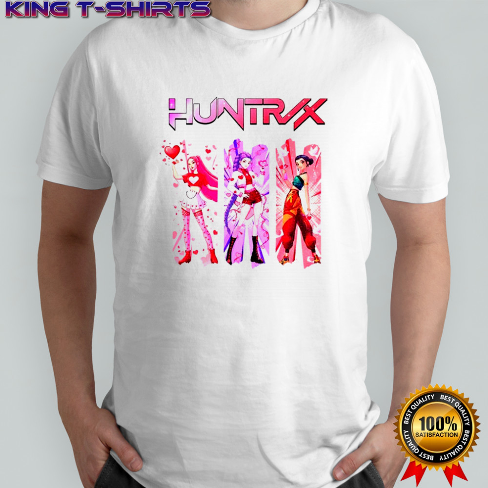 Kpop Huntrix Valentine K Pop Demon Hunters Happy Valentine shirt