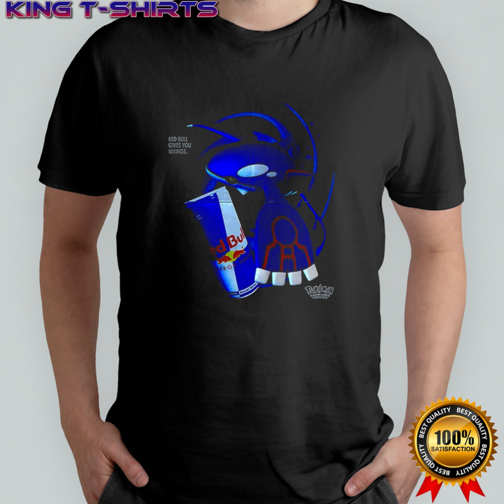 Kyogre Pokémon anime X Redbull give you wiiings shirt