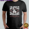 Los Angeles Dodgers MLB National League 1958 diamond logo vintage shirt