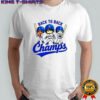 Los Angles Dodgers Baseball Back to Back Champs cartoon shirt