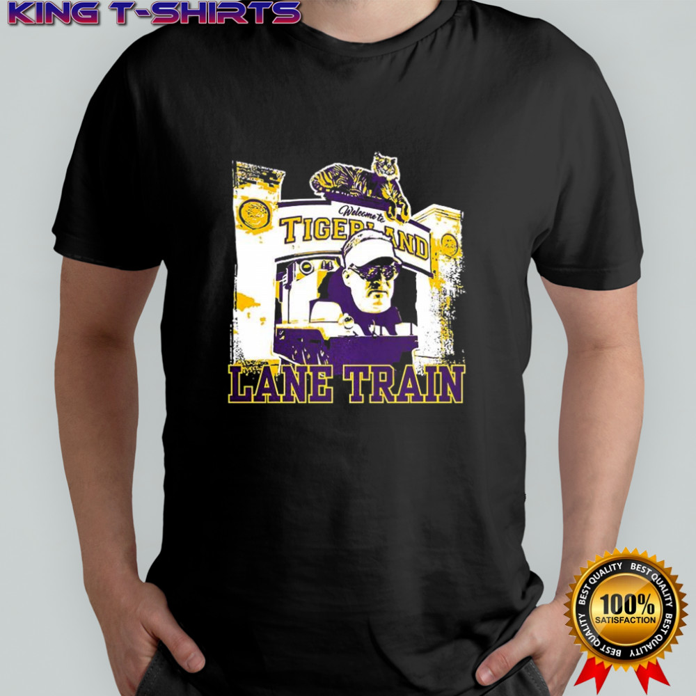 LSU vs Ole Miss Welcome to Tigerland lane train shirt