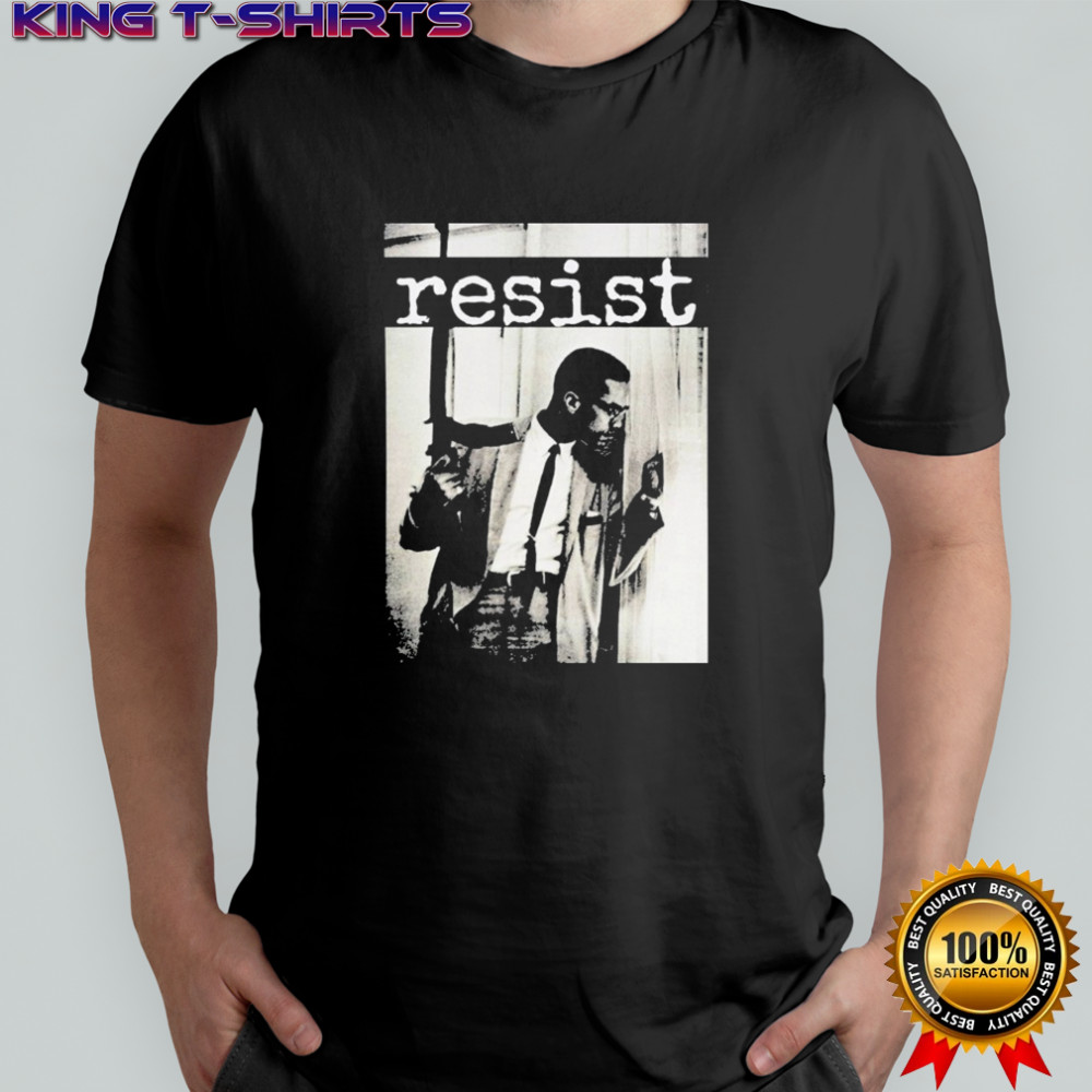 Malcolm X Resist T-shirt