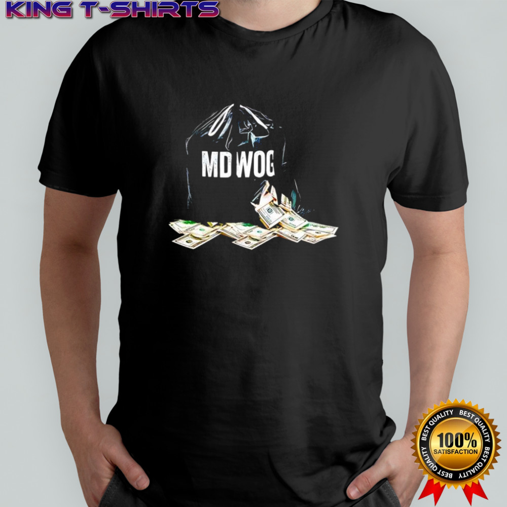 MDWOG Cash Moneys Trash graphic shirt