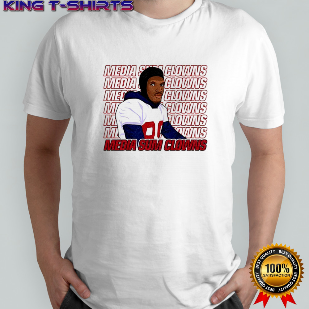 Media Sum Clowns repeat Giants Nation Show New York Giants NFL Football shirt