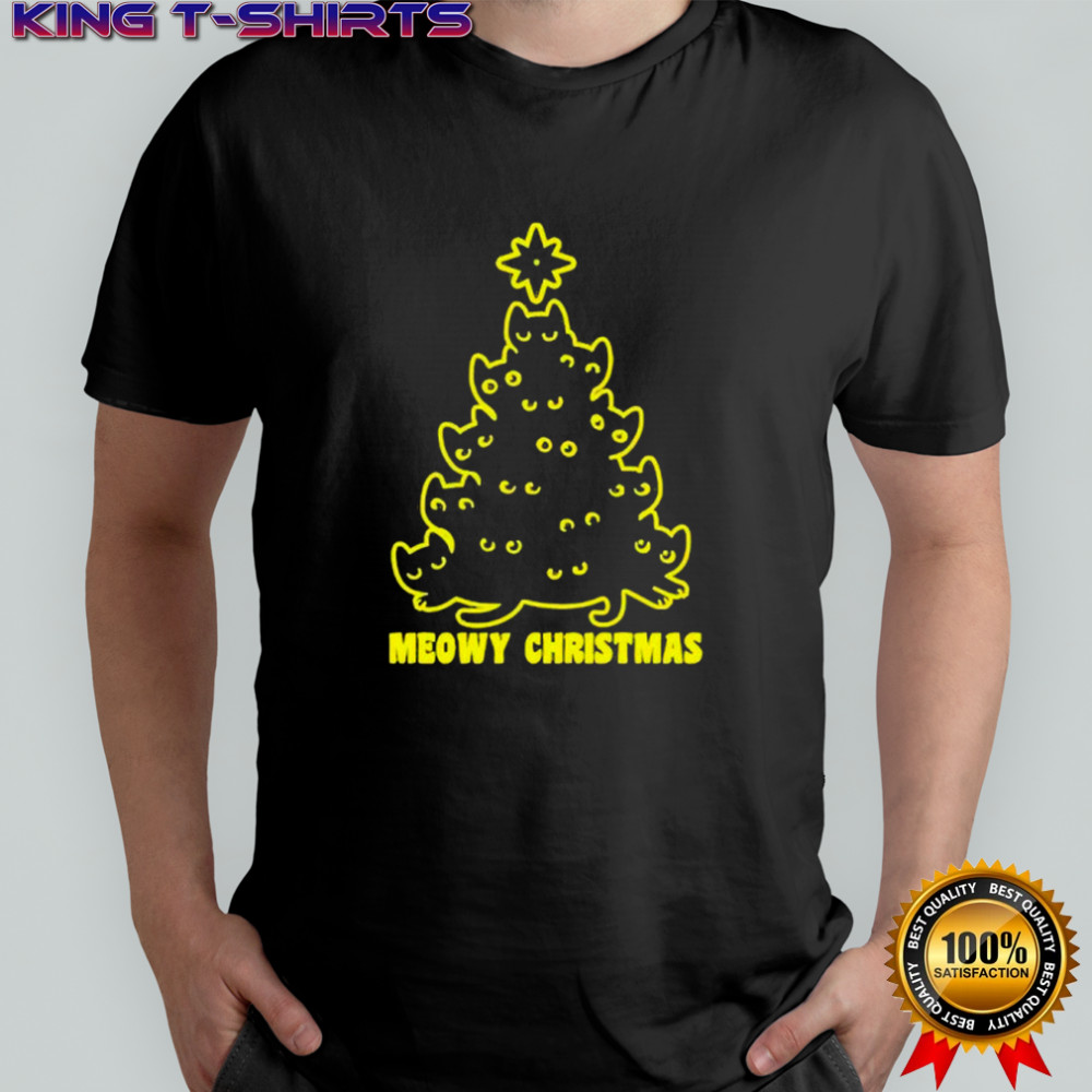 Meowy Christmas Tree Christmas Cats shirt
