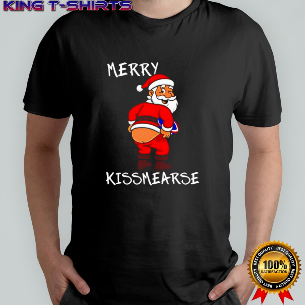 Merry KissMeArse Christmas Jumper Santa Claus shirt