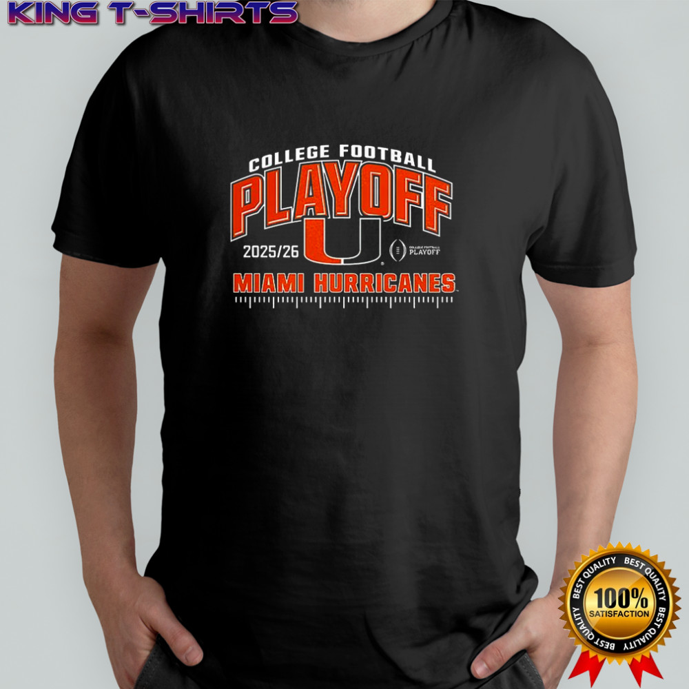 Miami Hurricanes college football playoff 2025-2026 shirt