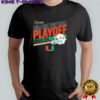 Miami Hurricanes Football 2025 College Football Playoff Stripe shirt