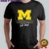 Michigan Wolverines football Go Blue slogan logo shirt