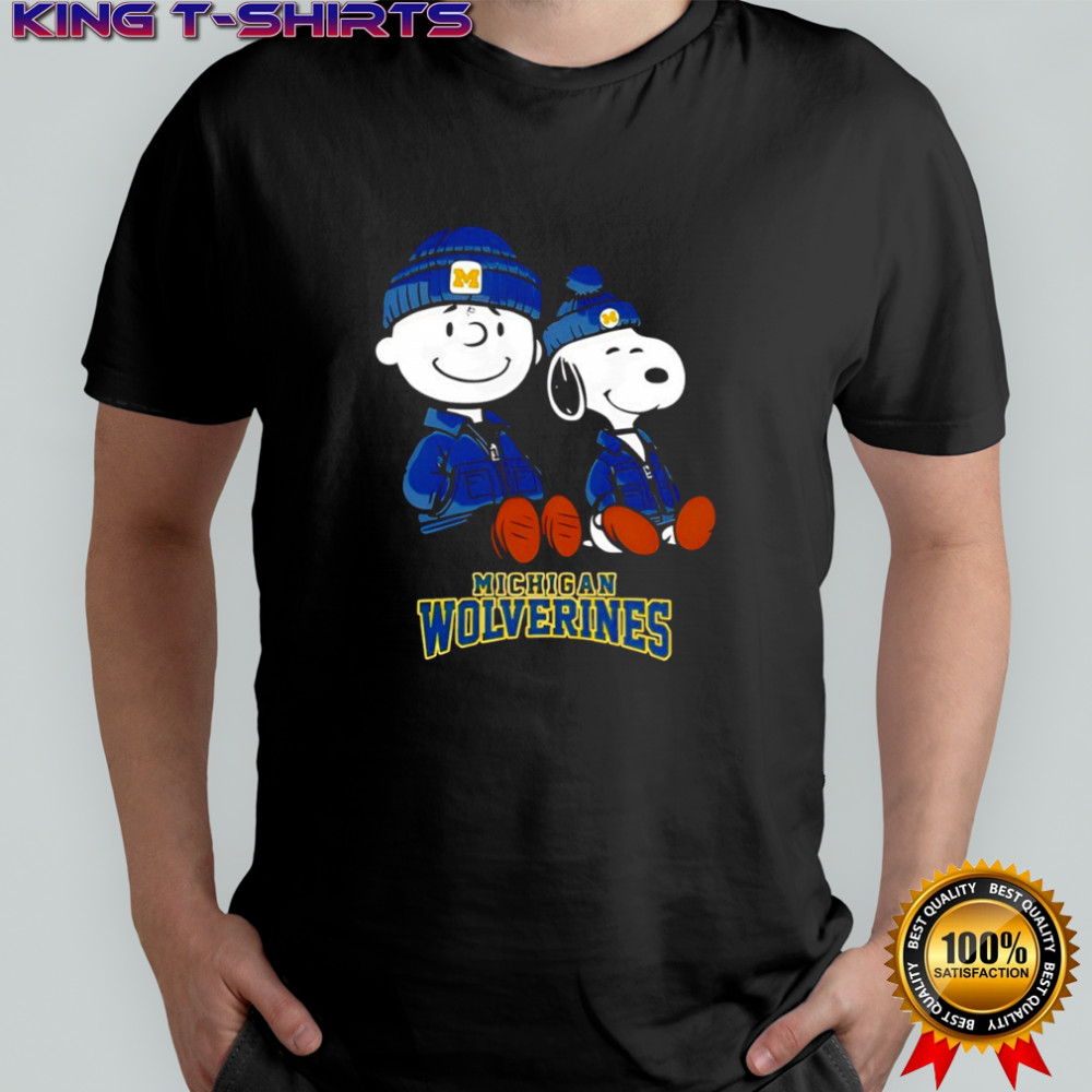 Michigan Wolverines x Snoopy and Charlie Brown shirt