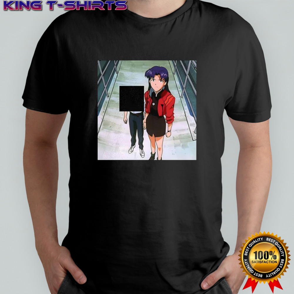 Misato Katsuragi files neon Genesis Evangelion anime shirt