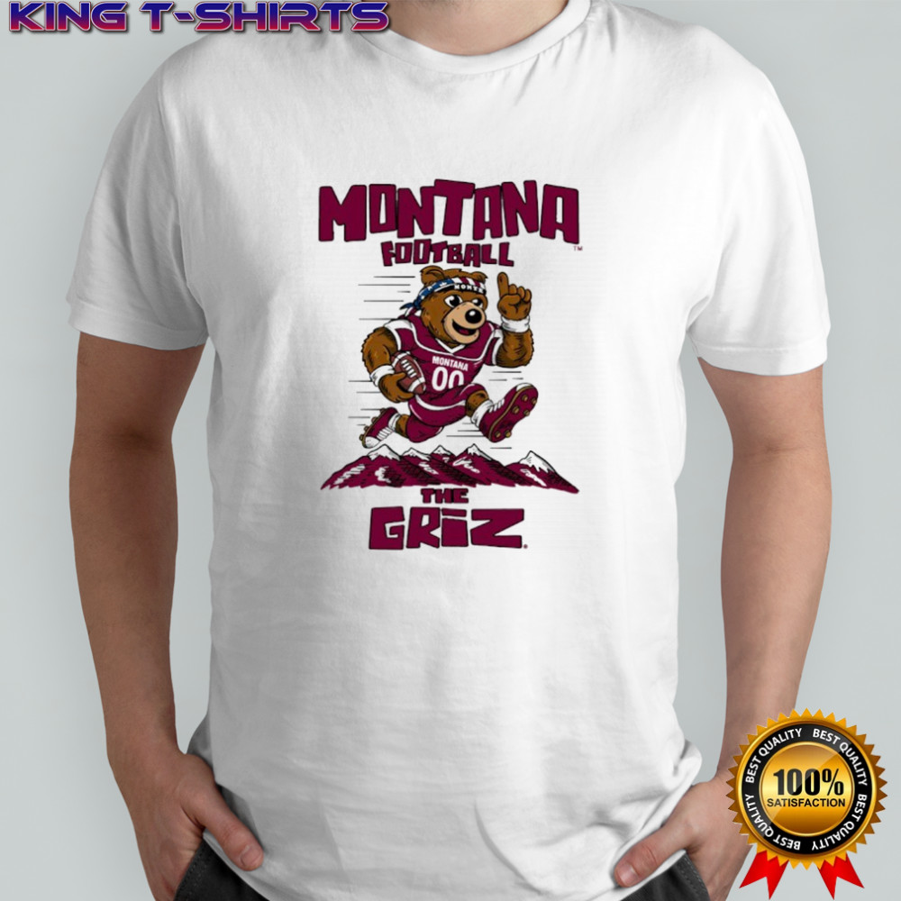 Montana Football The Griz Monte Footbal Mascot Shirt
