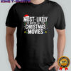 Most likely to watch all the Christmas Movies shirt