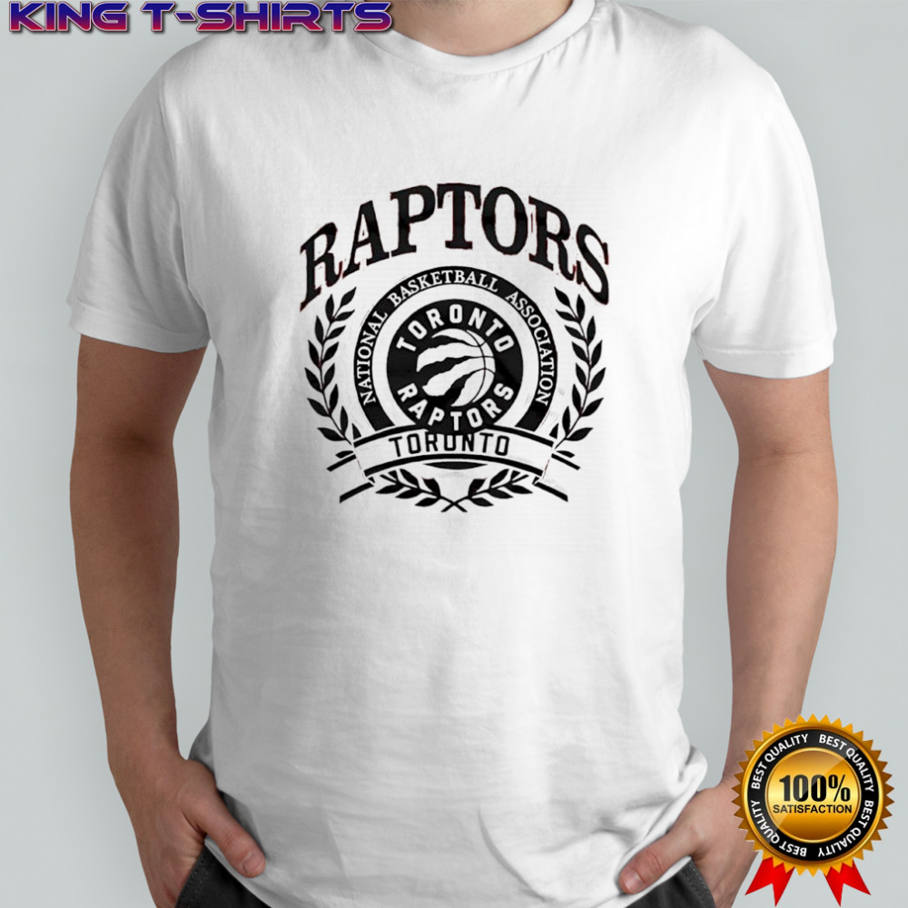Naional basketball association Toronto Raptors Crest logo shirt
