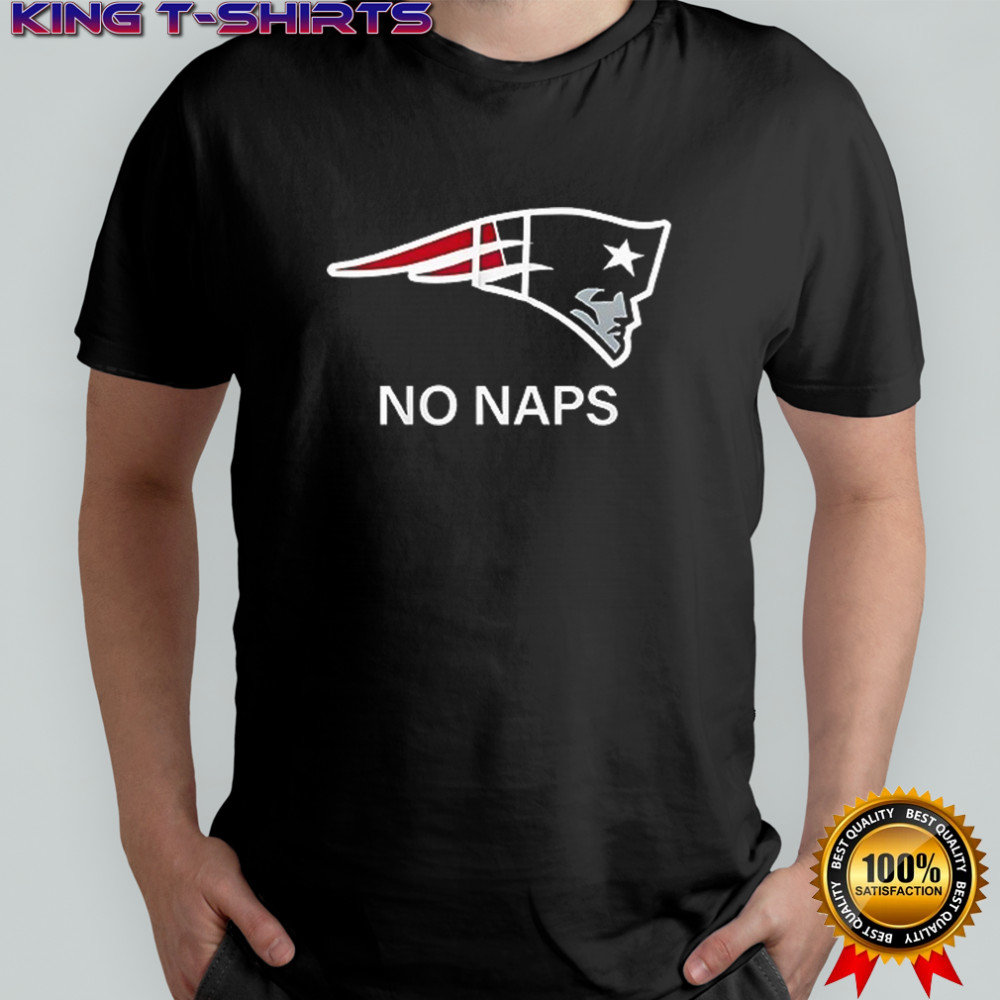 New England Patriots no Naps logo shirt