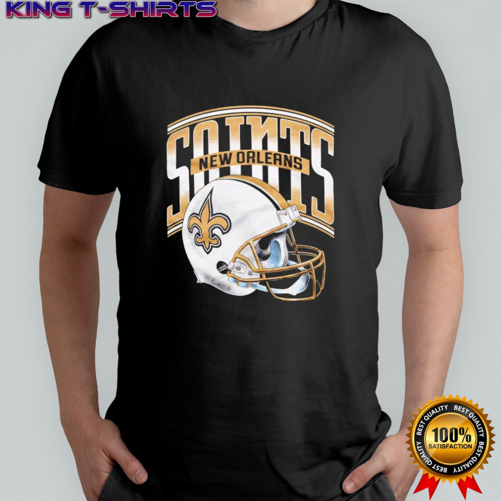 New Orleans Saints Gradient Helmet Shirt