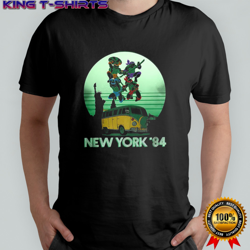 New York ’84 Teenage Mutant Ninja Turtles under moonlight retro shirt