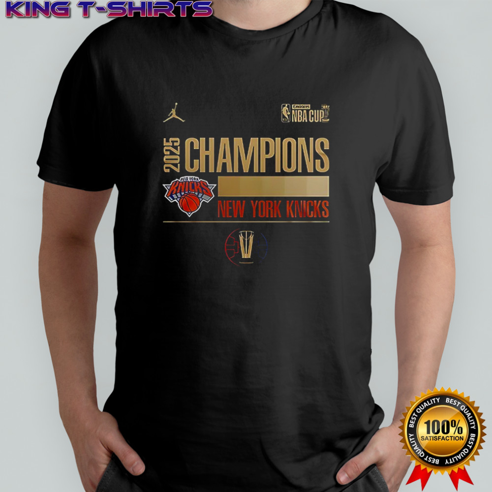 New York Knicks 2025 NBA Cup Champions forever shirt