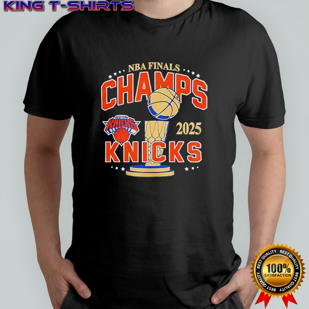 New York Knicks Emirates 2025 NBA Finals Champions shirt