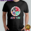 New York Mets New York Jets Brooklyn Nets and New Jersey Devils mashup logo shirt