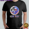 New York Nets New York Islanders New York Mets New York Giants mashup logo shirt