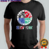 New York Nets New York Jersey Devils New York Mets New York Jets mashup logo shirt