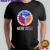 New York Rangers New York Giants New York Knicks mashup logo shirt