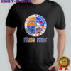 New York Yankees New York Knicks New York Rangers New York New York Mets mashup logo shirt