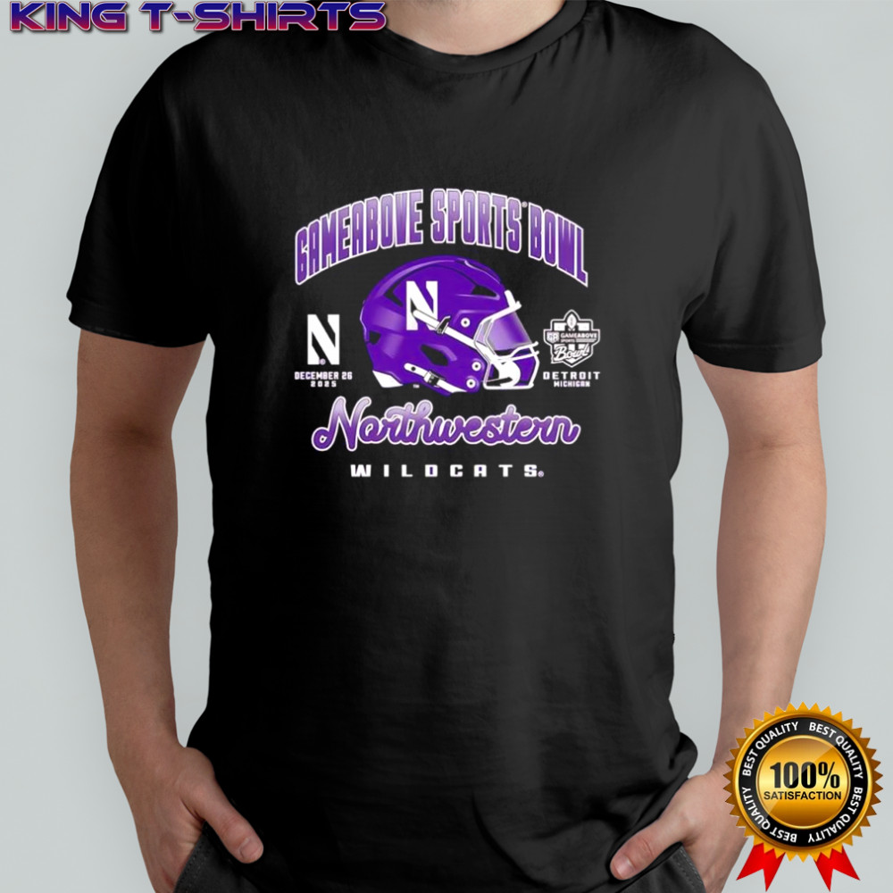 Northwestern Football 2025 Gameabove Sports Bowl Wildcats shirt