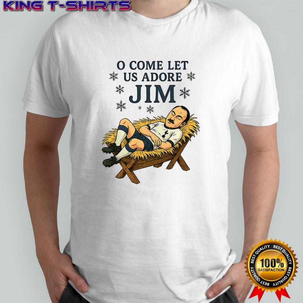 O come let us adore Jim Tottenham Hotspur football Christmas shirt
