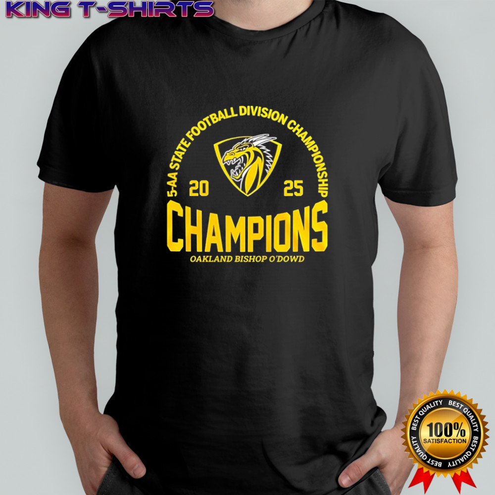 Oakland Bishop 2025 Division 5-AA State Champions shirt