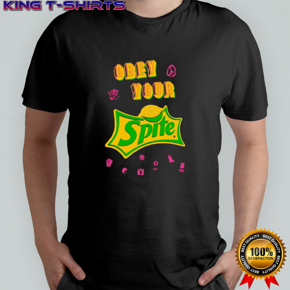 Obey your sprite logo shirt