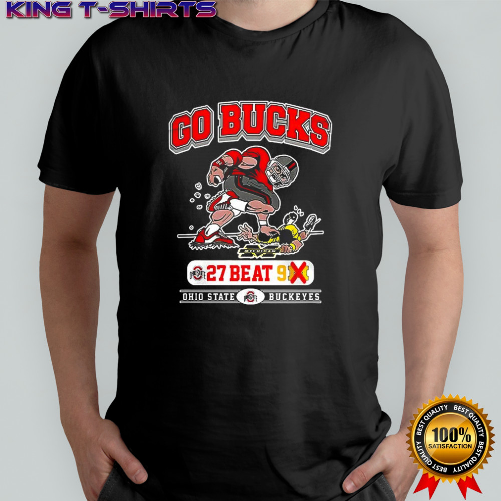 Ohio State Buckeyes beat Michigan Wolverines 2025 go bucks overwhelming victory shirt