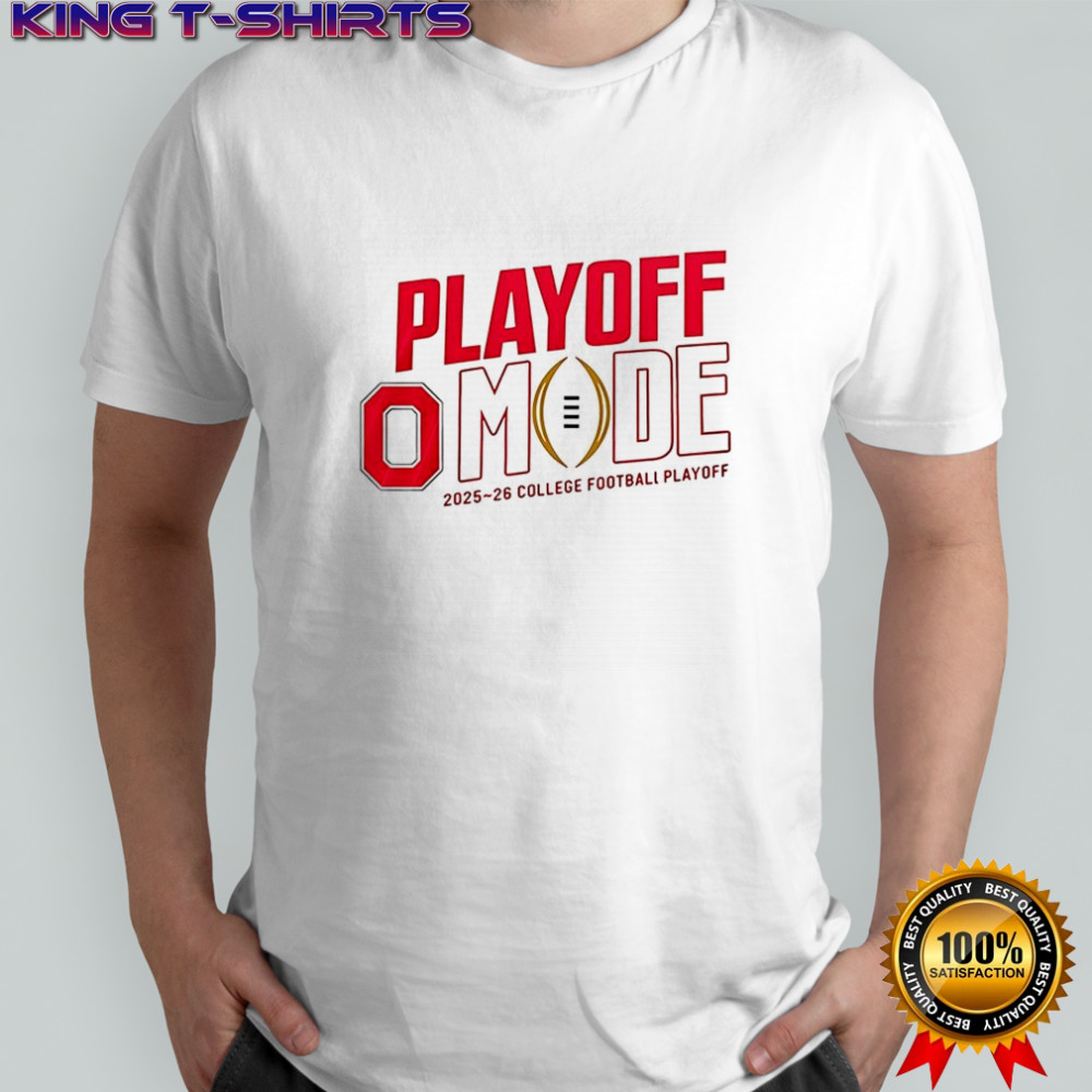 Ohio State Buckeyes CFP 2025 2026 Playoff mode logo shirt