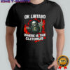Ok Libtard where is the Clitorus skeleton middle finger shirt