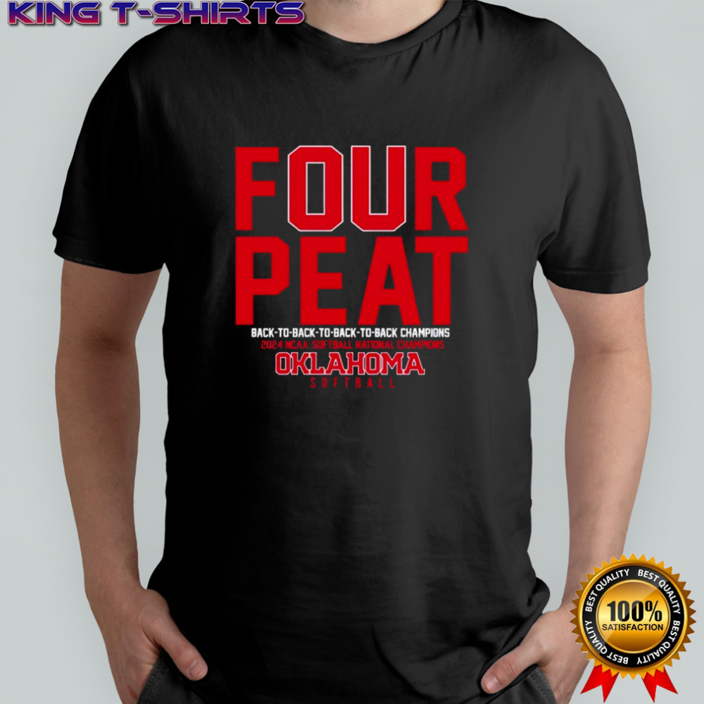 Oklahoma Softball Four-peat Shirt