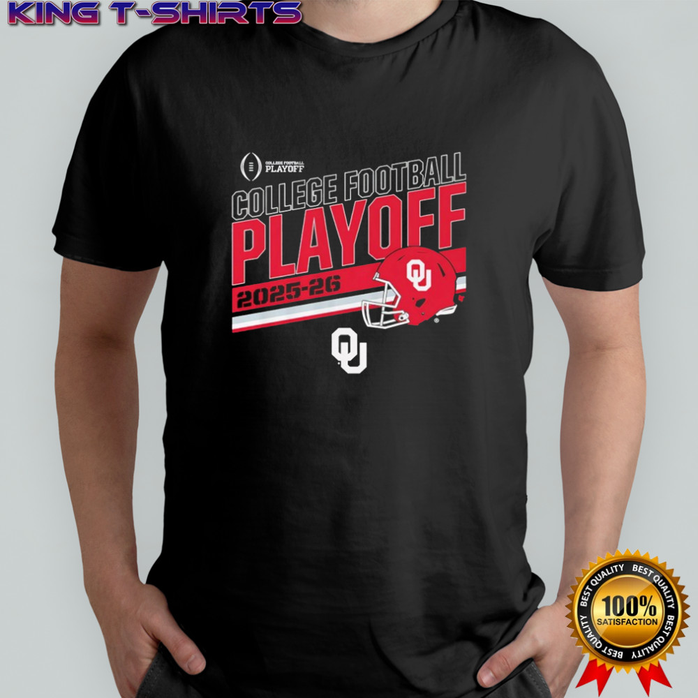 Oklahoma Sooners College Football Playoff 2025-26 Stripe shirt