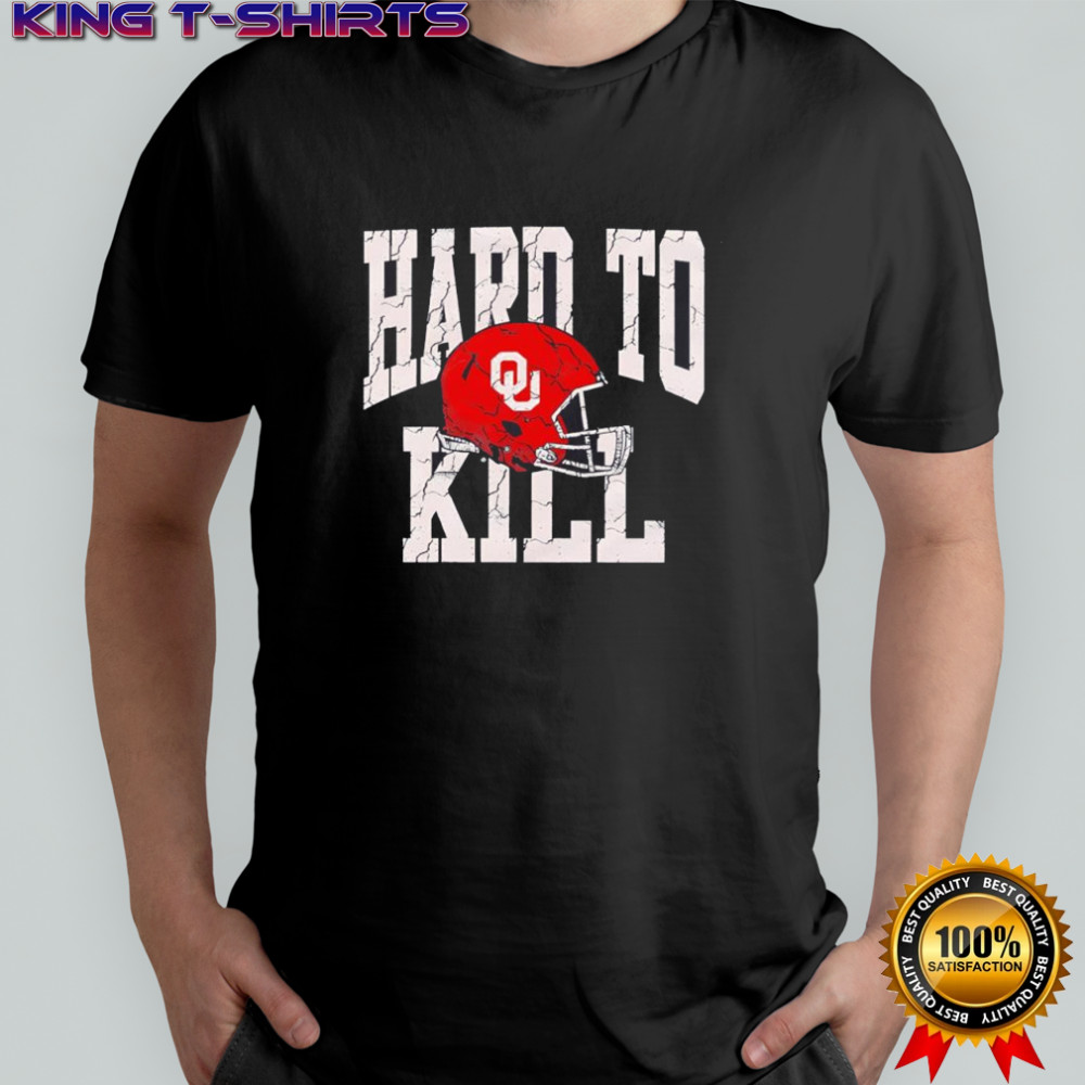 Oklahoma Sooners football team Hard To Kill helmet shirt