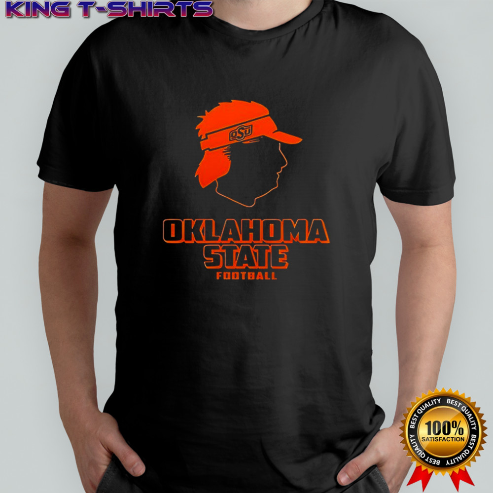 Oklahoma State Cowboys coach Mike Gundy thank you silhouette shirt