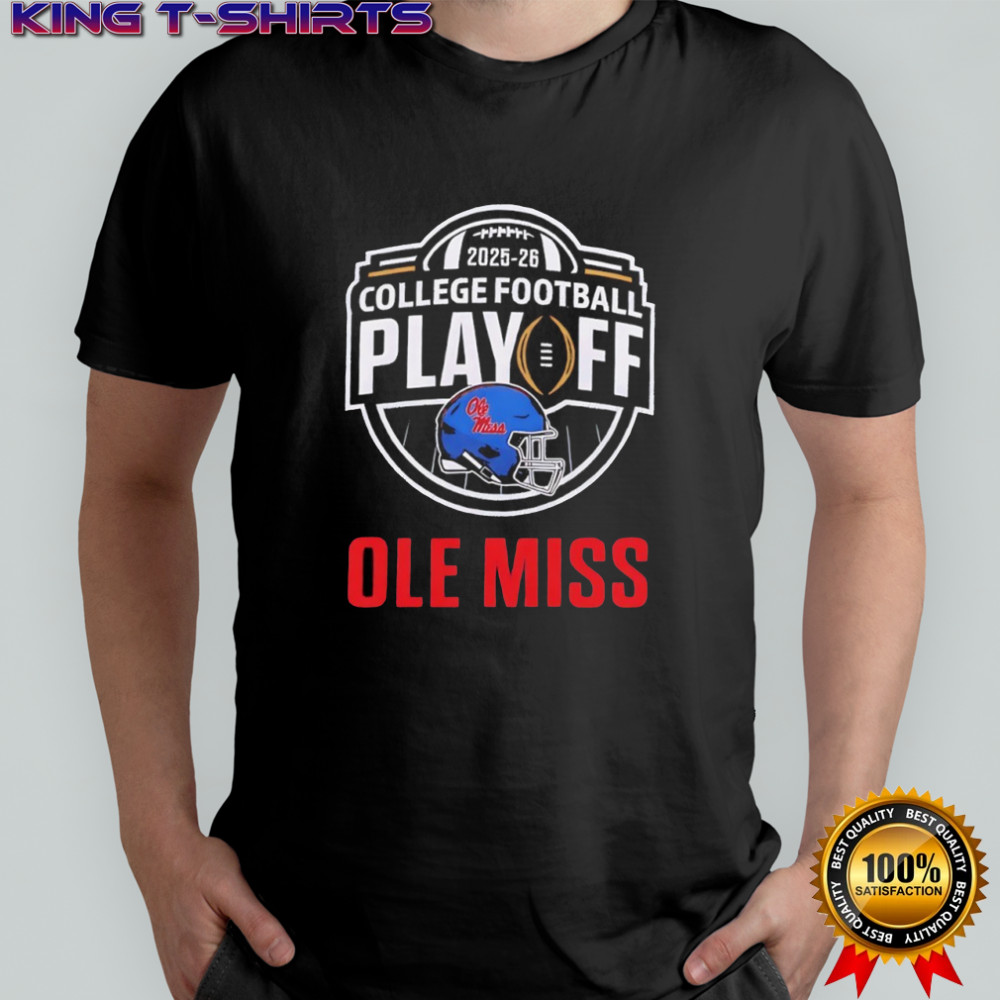 Ole Miss College Football Playoff 2025-26 logo shirt