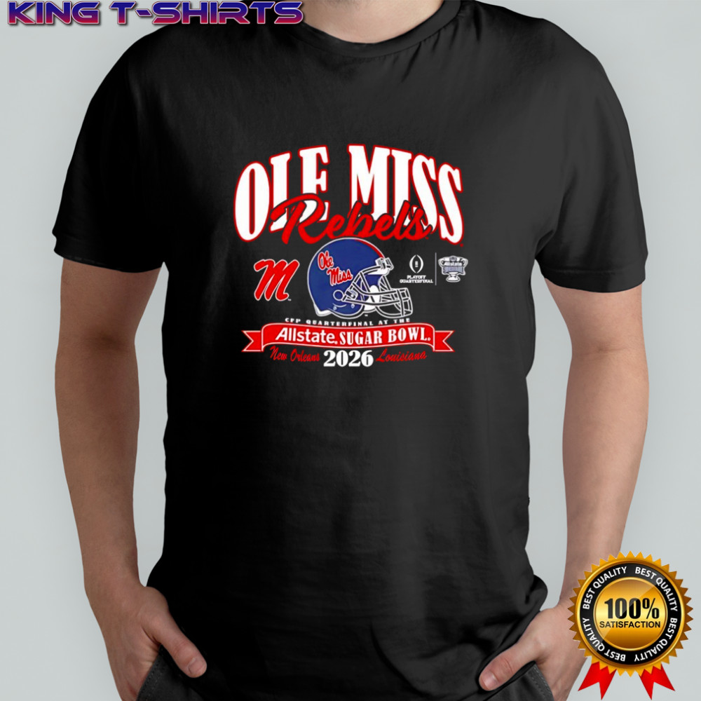 Ole Miss Rebels College Football Playoff 2026 Allstate Sugar Bowl shirt