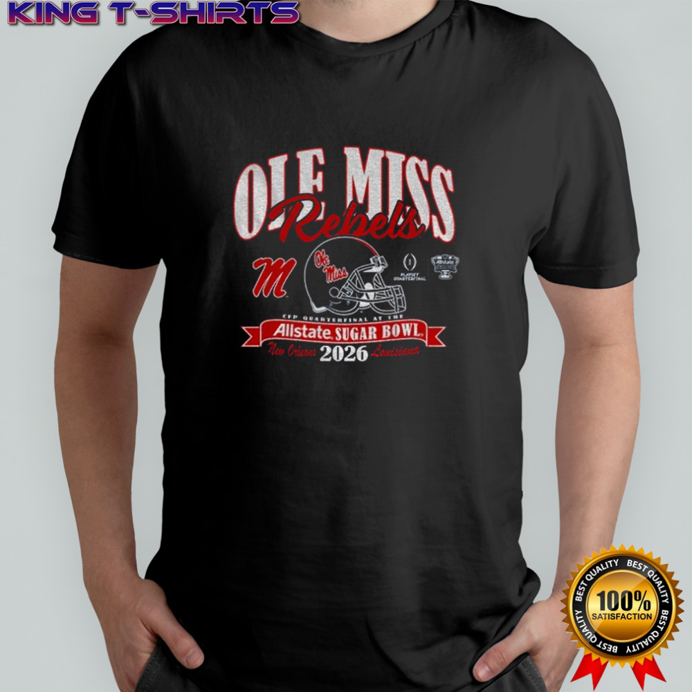 Ole Miss Rebels College Football Playoff 2026 Allstate Sugar Bowl shirt