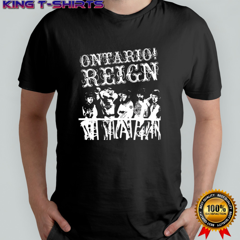 Ontario Reign ice hockey Emo night Panic shirt