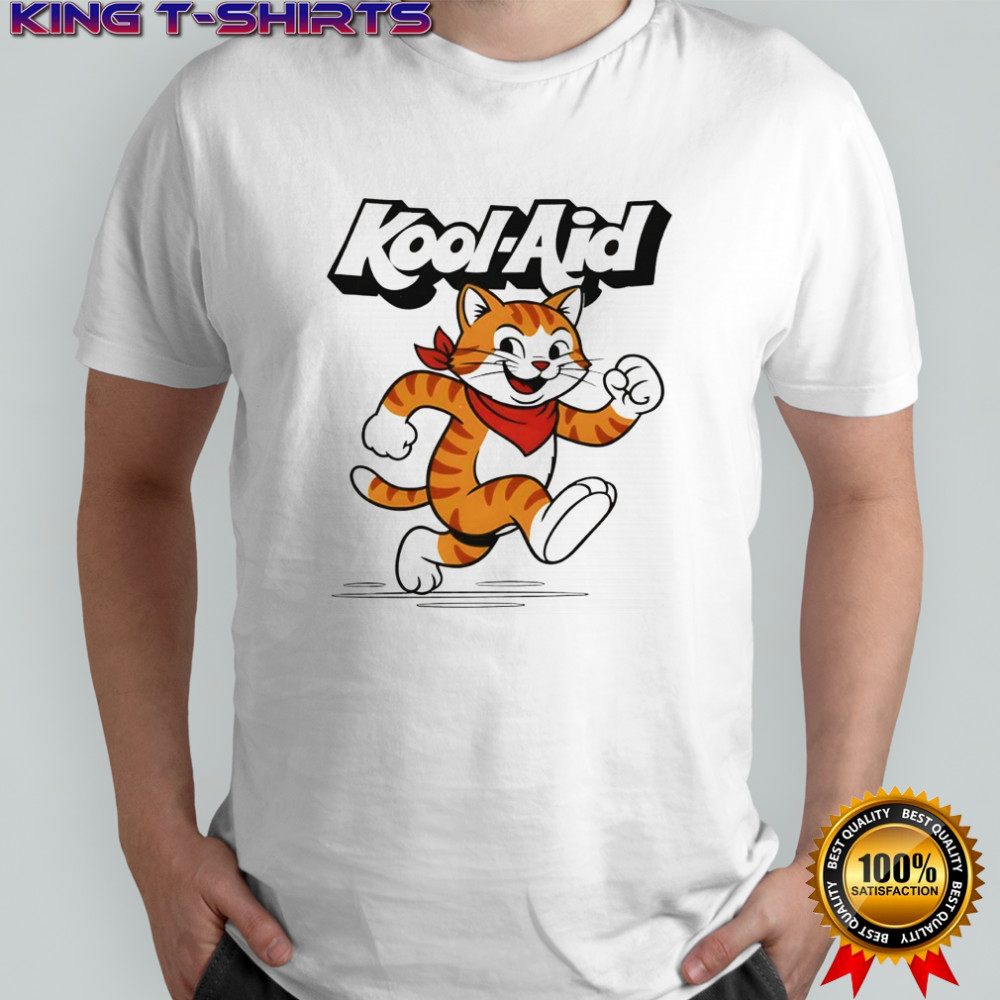 Orange cat Kool-aid T-shirt