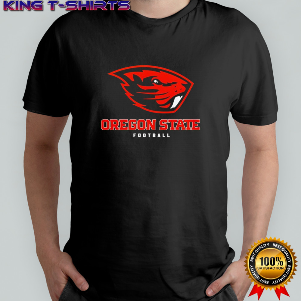 Oregon State University Beavers football logo shirt